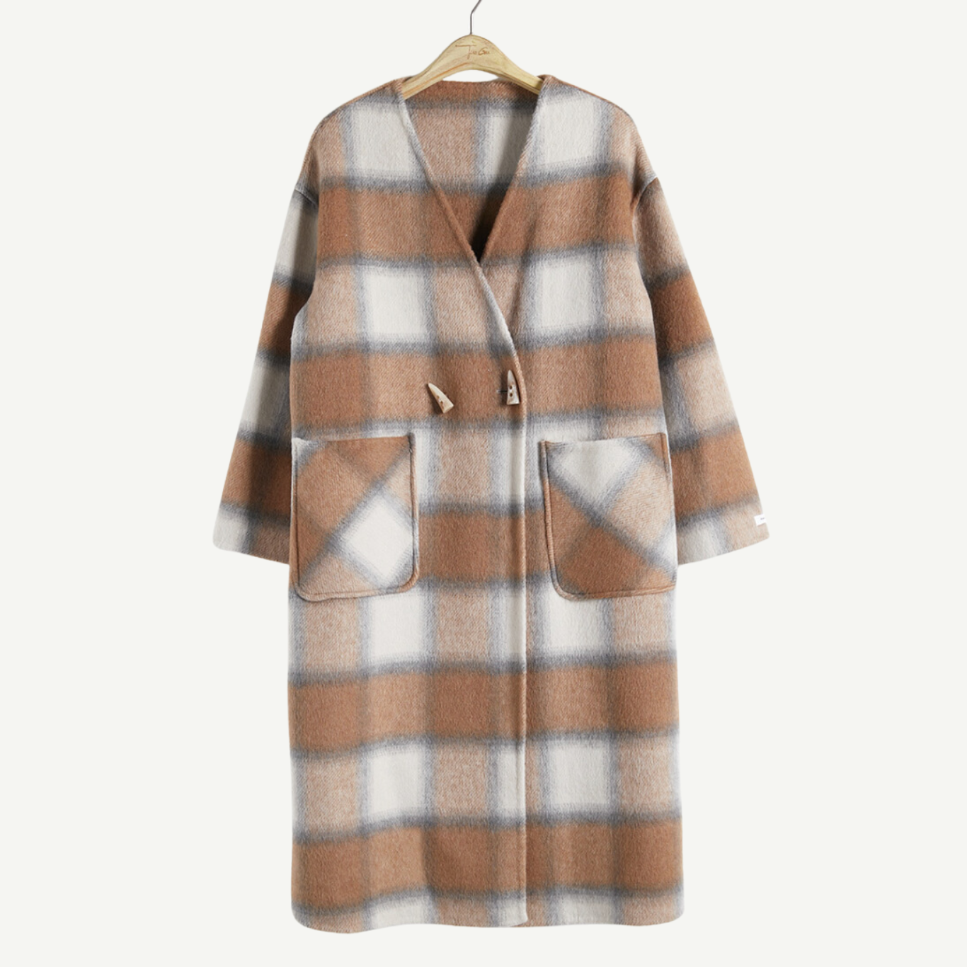 Claire Checked Duffle Coat