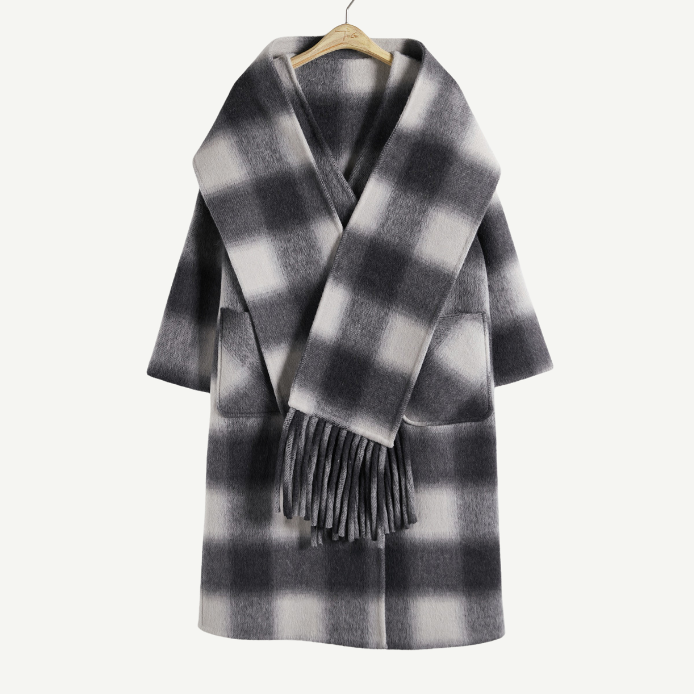 Claire Checked Duffle Coat