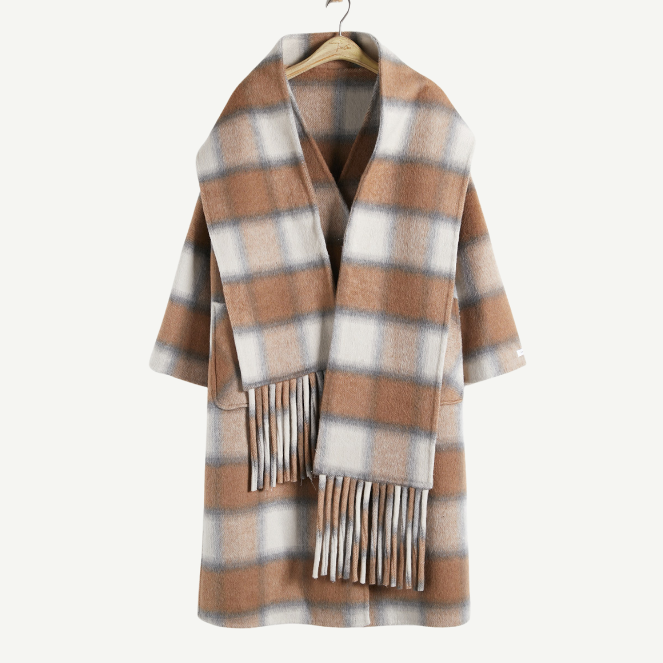 Claire Checked Duffle Coat