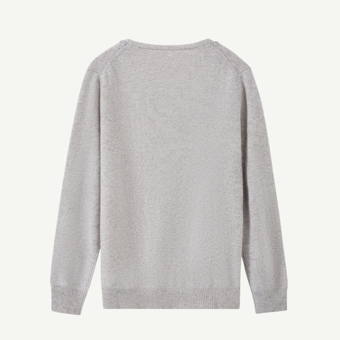 Diamond Cashmere V Neck Jumper