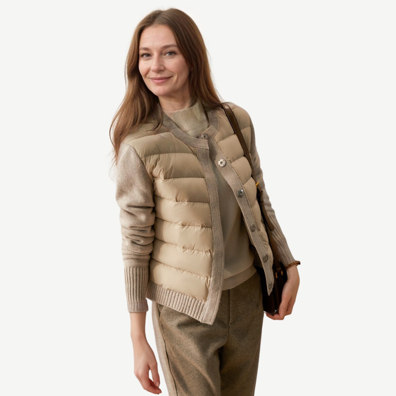 Lily Padded Knitted Cotton Jacket