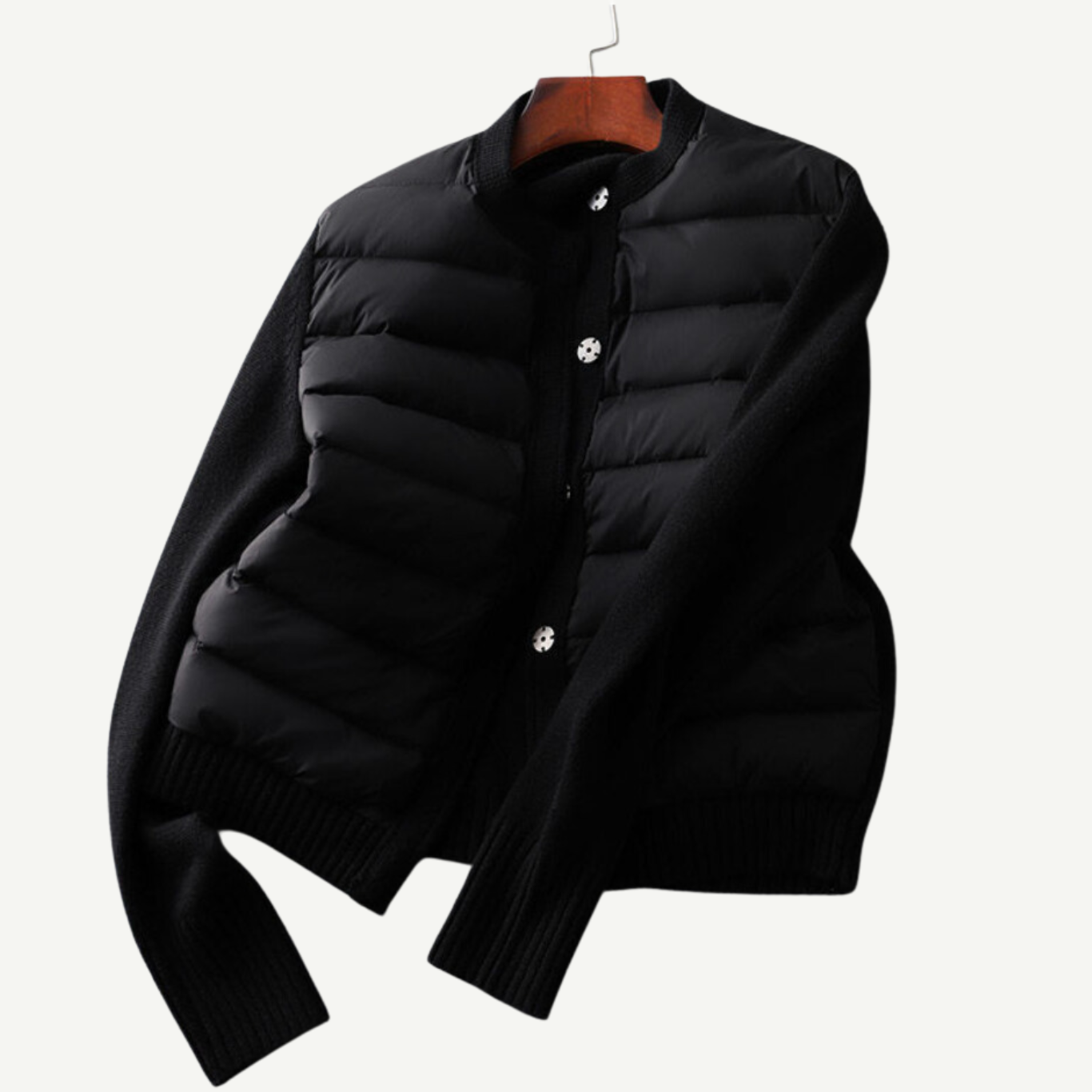 Lily Padded Knitted Cotton Jacket