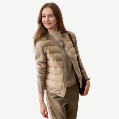 Lily Padded Knitted Cotton Jacket